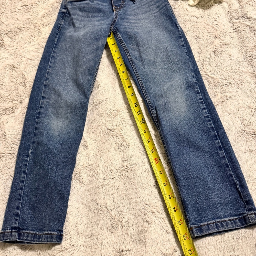 Calvin Klein Boys' Slim Straight Stretch Drawstring Denim Jeans Sz 8 - Picture 7 of 8